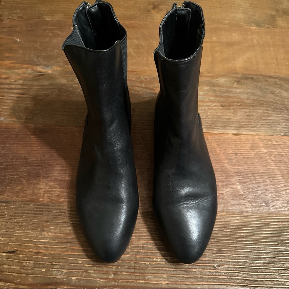 Modern Vice Glamorous Black Zip-up Booties - Women's Size 37.5/ US 7.5